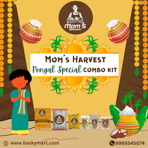 MOM'S HARVEST Organic Pongal Combo with Sugarcane Jaggery Balls