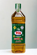 916 Agmark Cold-Pressed (Chekku) Sesame Oil Made with Palm Jaggery 1 LITRE