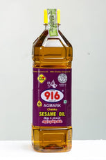 916 Agmark Cold-Pressed (Chekku) Sesame Oil Made with Sugarcane Jaggery 1 LITRE