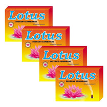 LOTUS Superior Instant Sambrani | (63 g X 10) 630 Grams | Pack of 10