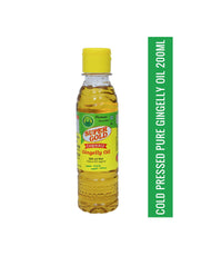 Super Gold Cold Pressed Gingelly Oil 200ML baskymart